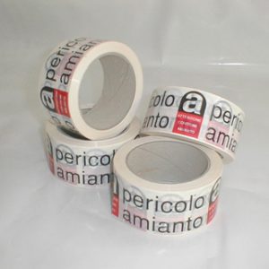 Nastro e adesivi pericolo amianto